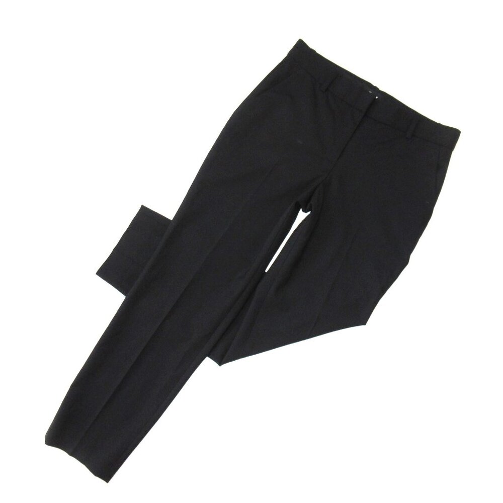 NWT Theory Treeca in Black Traceable Wool Stretch Ankle Pants 0